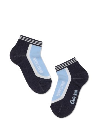 Шкарпетки дитячі Conte Kids ACTIVE (короткі), темный джинс, 12, 18, Темно-синий