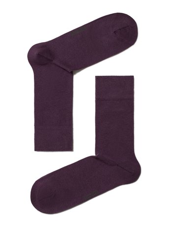 Носки мужские DiWaRi CLASSIC, баклажан, 40-41, 40, Фиолетовый
