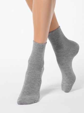 Шкарпетки жіночі віскозні Conte Elegant COMFORT (ангора), серый, 36-37, 36, Сірий