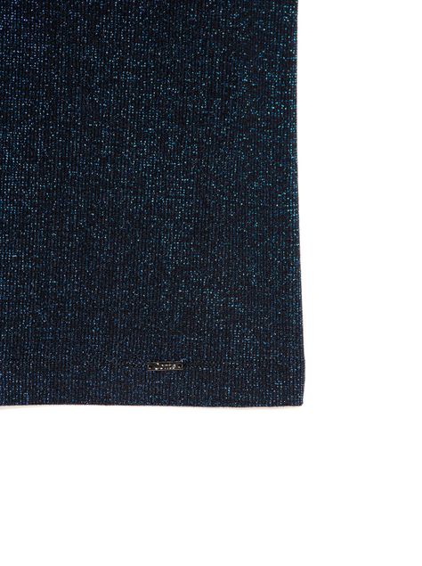 Топ из вискозы с V-образным вырезом Conte Elegant LD 1152, black-blue, XS, 40/170, Комбинированный