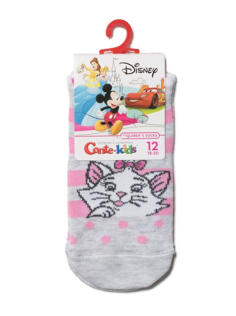 Носки детские Conte Kids ©Disney, Светло-серый-Розовый, 16, 24, Комбинированный