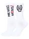 Шкарпетки жіночі "Брестські" 1336 ACTIVE (подовженні з малюнком), Білий, 38-39, 38, Белый