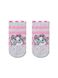 Шкарпетки дитячі Conte Kids ©Disney, Светло-серый-Розовый, 16, 24, Комбинированный