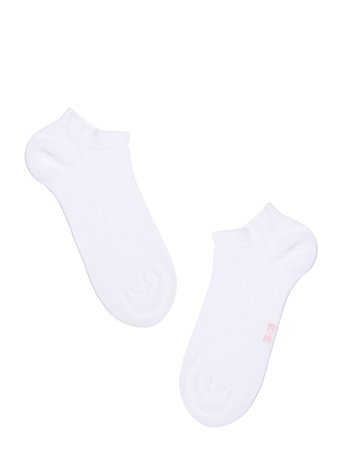 Шкарпетки жіночі бавовняні ESLI C-WS-01 (укорочені), Білий, 36-39, 36, Белый
