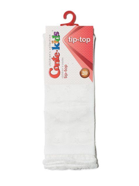 Носки детские Conte Kids TIP-TOP (из вискозы), Белый, 20, 30, Белый