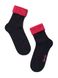 Шкарпетки дитячі Conte Kids SOF-TIKI (махрові з відворотом), Темно-синий-малиновый, 20, 30, Комбинированный