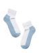 Шкарпетки жіночі Conte Elegant ACTIVE (махрова стопа), Белый-Голубой, 36-37, 36, Комбинированный