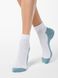 Шкарпетки жіночі Conte Elegant ACTIVE (махрова стопа), белый-серо-бирюзовый, 36-37, 36, Комбинированный