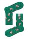 Чоловічі шкарпетки DiWaRi NEW YEAR, Зелений, 40-43, 43, Зеленый