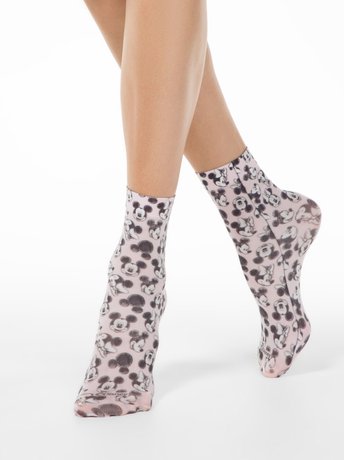 Шкарпетки з принтами Conte Elegant ©Disney 50, mix, 36-39, 36, Комбинированный