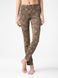 Облегающие брюки с цветочным принтом Conte Elegant TEONA, brown, XS, 40/164, Коричневый