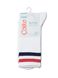 Хлопковые носки с яркими полосками из люрекса Conte Elegant ACTIVE, Белый-Красный, 36-37, 36, Комбинированный