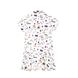 Легкое платье-рубашка с яркими рисунками Conte Elegant LPL 889, white-ultramarine, XS, 40/170, Комбинированный