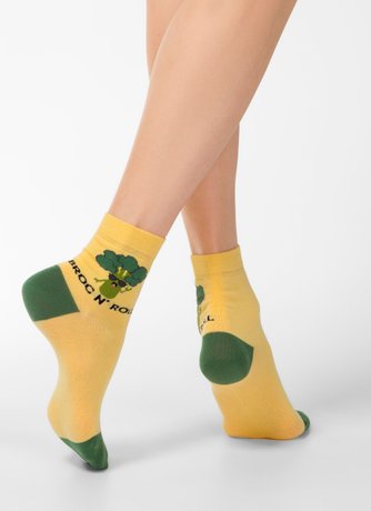 Шкарпетки жіночі "Брестські" 1102 CLASSIC (середньої довжини), Жовтий, 36-37, 36, Желтый