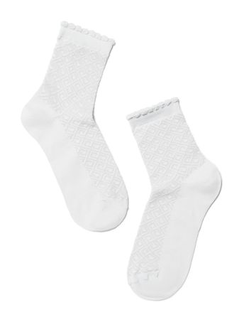 Шкарпетки дитячі Conte Kids BRAVO, Білий, 22, 33, Белый