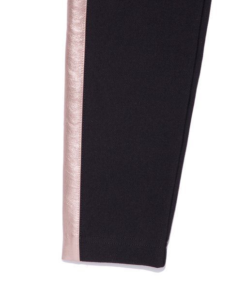 Стильні легінси з термоеффектом Conte Elegant MINI URBAN NEW, nero-dusty rose, 110-116, 110см, Комбинированный