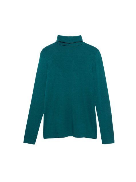 Базова водолазка з віскози Conte Elegant LD 1026, royal green, S, 42/170, Зеленый