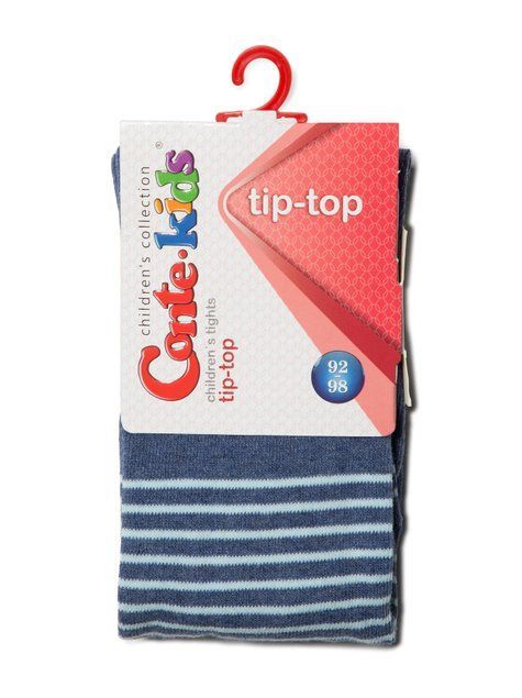 Колготки дитячі Conte Kids TIP-TOP, джинс, 104-110, 104см, Темно-синий