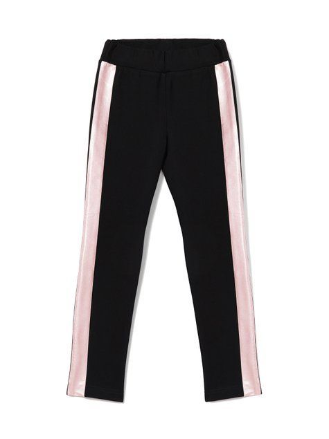 Стильні легінси з термоеффектом Conte Elegant MINI URBAN NEW, nero-dusty rose, 110-116, 110см, Комбинированный