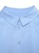 Однотонная хлопковая рубашка с декоративными пуговицами Conte Elegant LBL 1041, light blue, XS, 40/170, Светло-голубой
