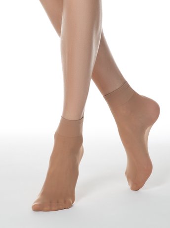 Щільні еластичні шкарпетки з ущільненої гумкою Conte Elegant TENSION SOFT 40 (1 пара), Natural, 36-39, 36, Светло-бежевый