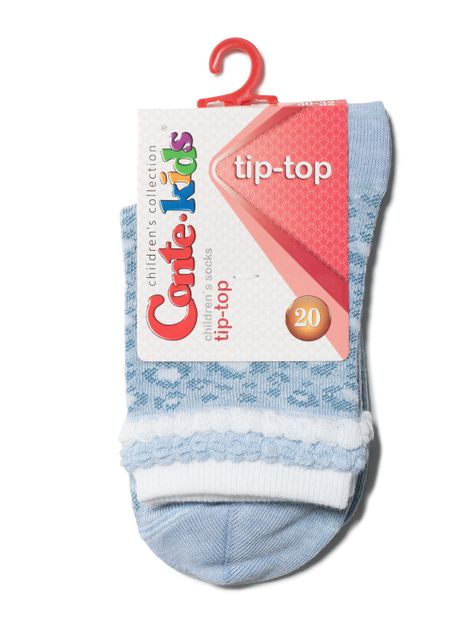 Носки детские Conte Kids TIP-TOP (с пикотом), Светло-голубой, 20, 30, Светло-голубой