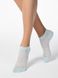 Шкарпетки жіночі Conte Elegant ACTIVE (короткі, люрекс), бледно-бирюзовый, 36-37, 36, Светло-розовый