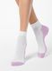 Шкарпетки жіночі Conte Elegant ACTIVE (махрова стопа), Белый-сиреневый, 36-37, 36, Комбинированный
