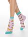 Шкарпетки жіночі бавовняні Conte Elegant HAPPY, Светло-розовый, 36-39, 36, Светло-розовый