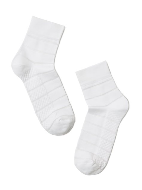 Шкарпетки жіночі Conte Elegant FANTASY, Bianco, 36-39, 36, Білосніжний