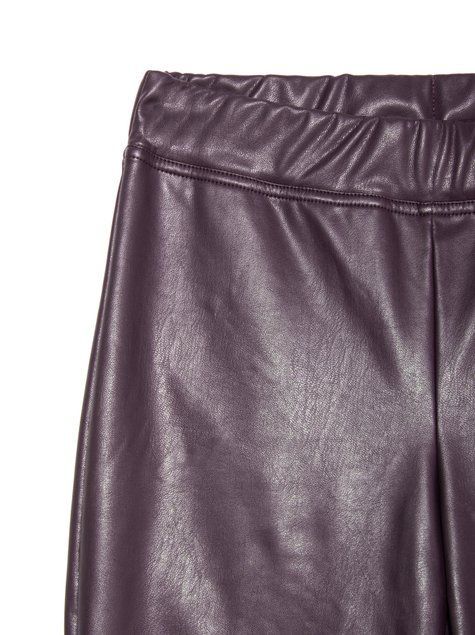 Ультрамягкие леггинсы из искусственной кожи с термоэффектом Conte Elegant ELITE, bordo, S, 42/164, Бордовый