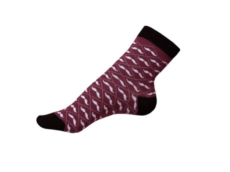Шкарпетки жіночі бавовняні ESLI CLASSIC, бордо, 36-37, 36, Бордовый