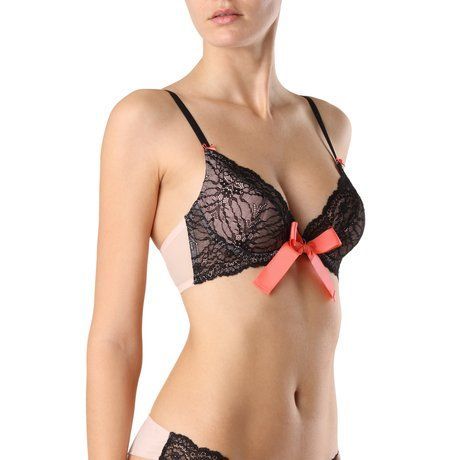 Бюстгальтер с глубоко открытой линией декольте Conte Elegant TABOO TB5105, камея с черным, 70B, 70B, Комбинированный