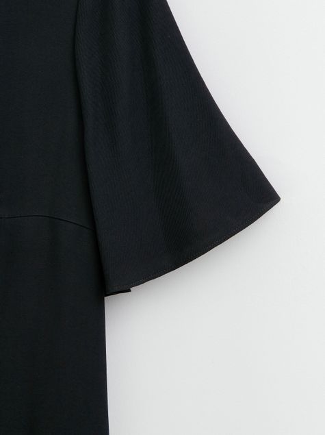 Платье из вискозы свободного кроя Conte Elegant LPL 1190, black, XS, 40/170, Черный