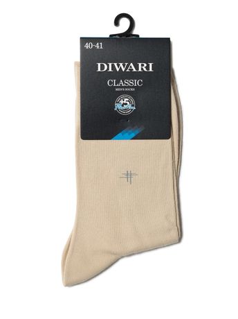 Шкарпетки чоловічі "DIWARI" CLASSIC, Бежевий, 40-41, 40, Бежевый