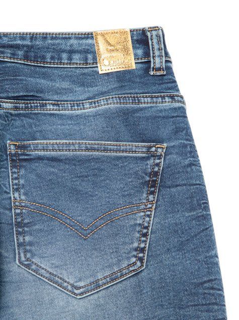 Джинси Mom Slim особливого варіння Conte Elegant CON-281, authentic blue, XL, 48/164, Синий