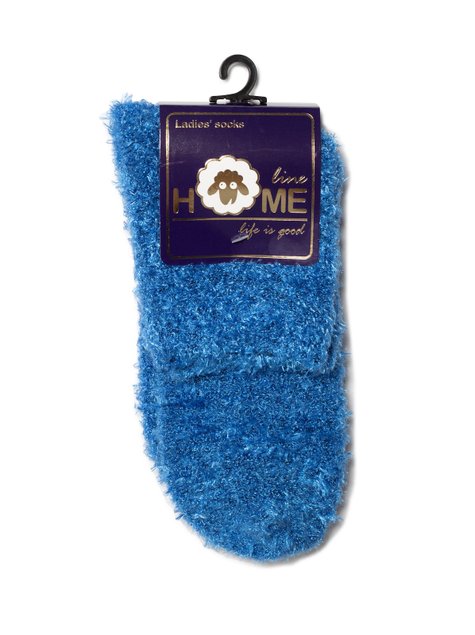 Шкарпетки жіночі поліамідні Chobot HOME LINE SOFT 52-94, синий, 36-37, 36, Синий