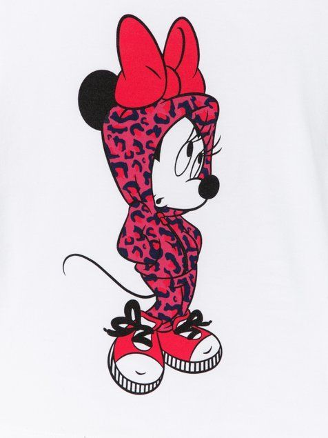 Ультрамодная футболка с коротким рукавом Conte Elegant &copy;Disney 963, ice white, 122-128, 122см, Белоснежный