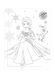 Колготки детские нарядные Conte Elegant ©Disney Frozen 40 (+вкладыш - раскраска), Bianco, 104-110, 104см, Белоснежный
