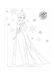 Колготки детские нарядные Conte Elegant ©Disney Frozen 40 (+вкладыш - раскраска), Bianco, 104-110, 104см, Белоснежный