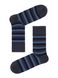 Носки мужские Брестские 2122 CLASSIC (средней длины), Темно-серый-Темно-синий, 40-41, 40, Серо-синий