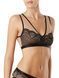 Бюст'є Conte Elegant SWAROVSKI LBE 1080, royal black, XL, 48, Черный