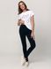 Моделюючі джинси на ґудзиках з високою посадкою Conte Elegant CON-352, washed black, XS, 40/164, Черный