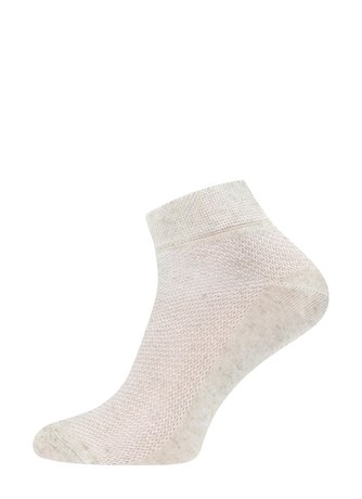 Шкарпетки чоловічі "Брестские" LINEN 2612 (короткі), Натуральный, 40-41, 40, Светло-бежевый
