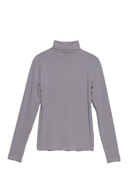 Класична водолазка в рубчик з віскози преміальної якості Conte Elegant LD 1028, lilac grey, XS, 40/170, Комбинированный