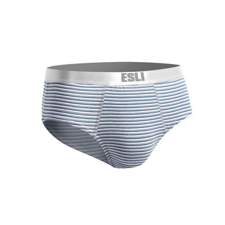 Трусы мужские ESLI SLIP EUM013, beige/turquoise, XL, 52, Комбинированный