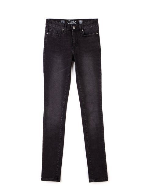 Моделирующие джинсы Skinny со средней посадкой Conte Elegant 2992/4937, Тёмно-серый, M, 44/170, Темно-серый