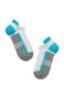 Шкарпетки чоловічі "DIWARI" ACTIVE (ультракороткі), Серый-бирюза, 40-41, 40, Комбинированный