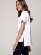 Асиметрична Oversize-футболка з хольнітенами Conte Elegant LD 1192, white, XS, 40/170, Белый