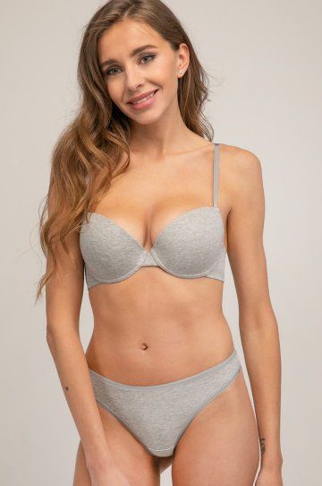 Бюстгальтер KLEO 206.00.01 C GRETA, Меланж, 70 A, 70 A, Сірий